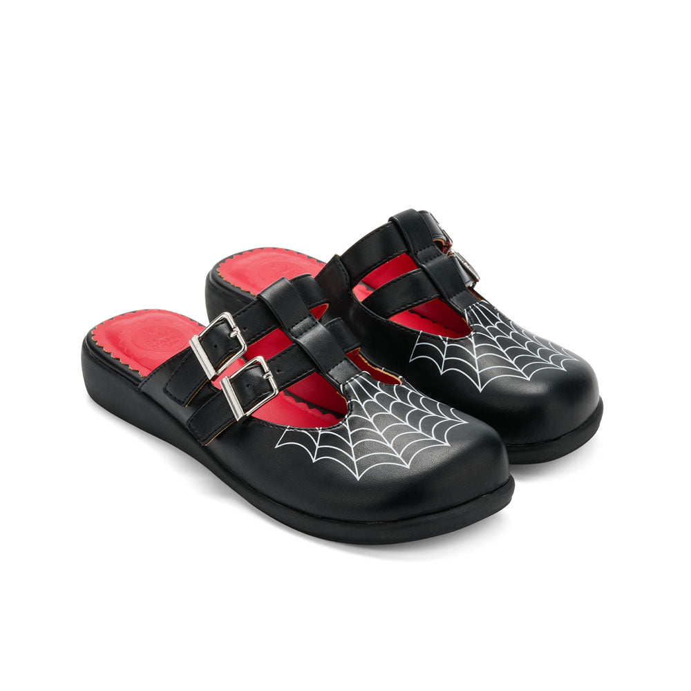 Widow Heart Mary Jane Clog