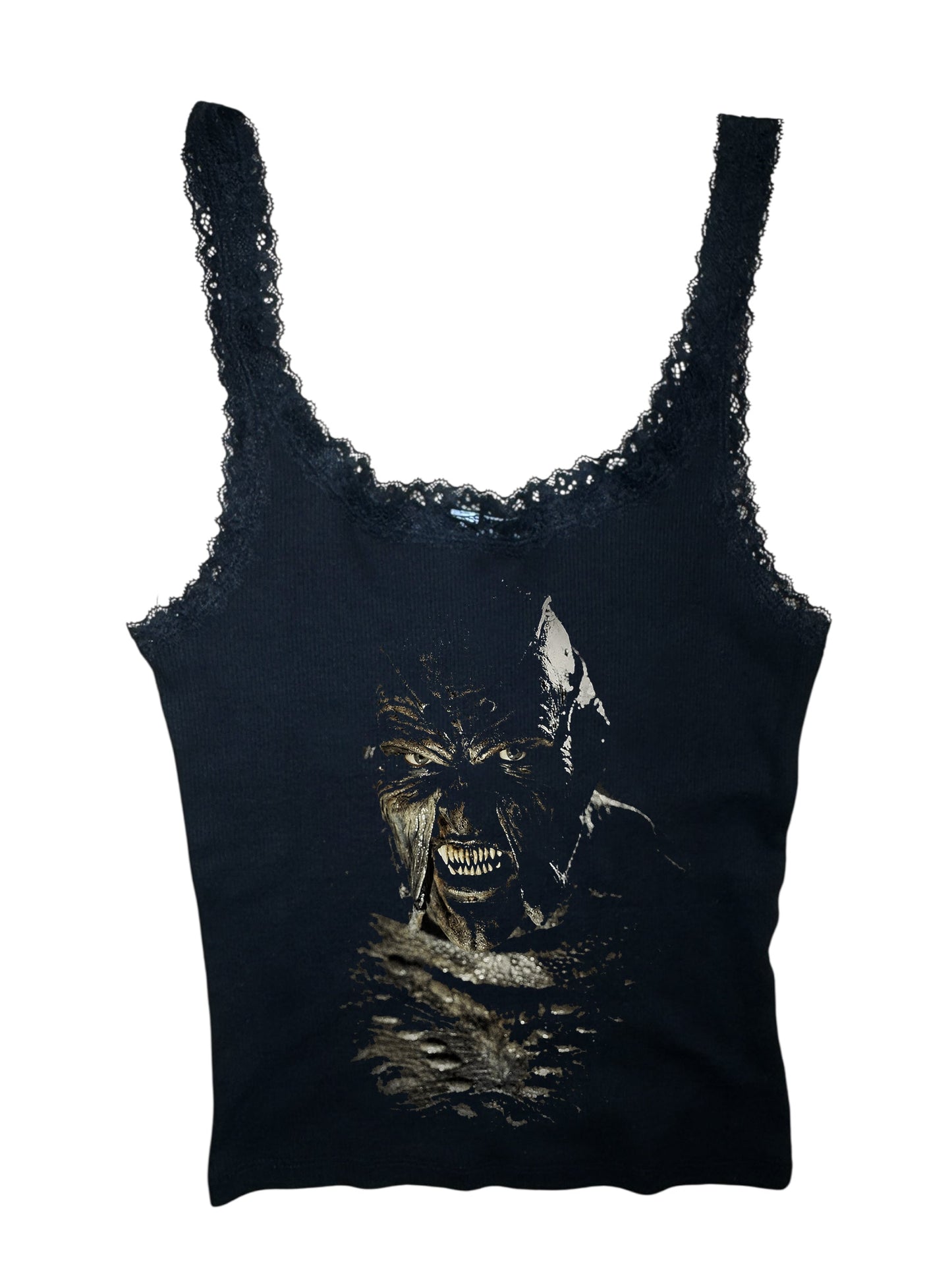 The Creeper Ribbed Lace Tank